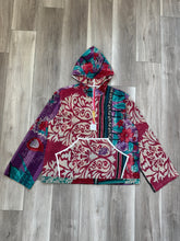 Vintage textile hoodie (small)