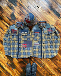 patchwork quilted flannel jacket 1 of 1