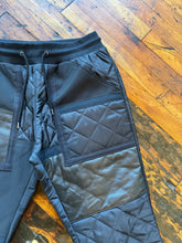 Patch work diamond quilted pants (black) 1 of 1