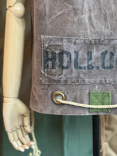 Vintage military duffle bag vest