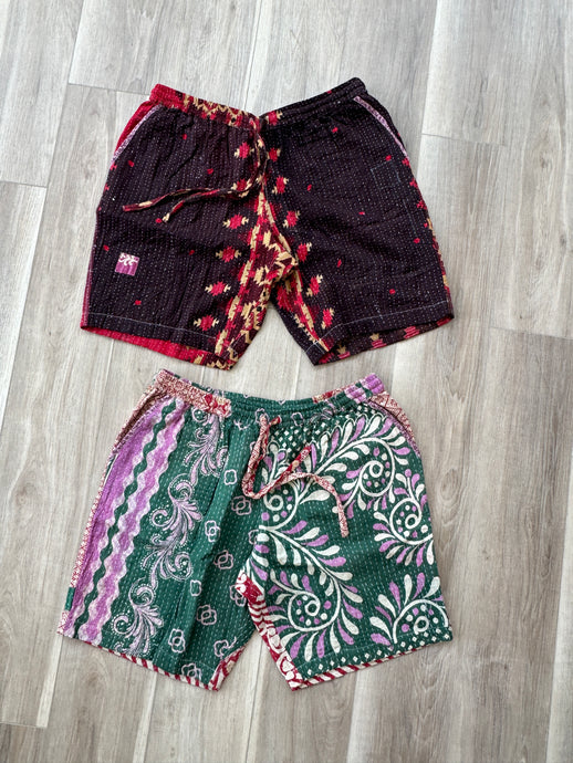 Custom vintage textile shorts (xx-large