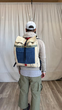 Vintage cotton canvas rucksack