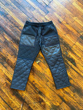 Patch work diamond quilted pants (black) 1 of 1