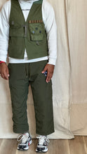 Vintage military sleeping bag vest
