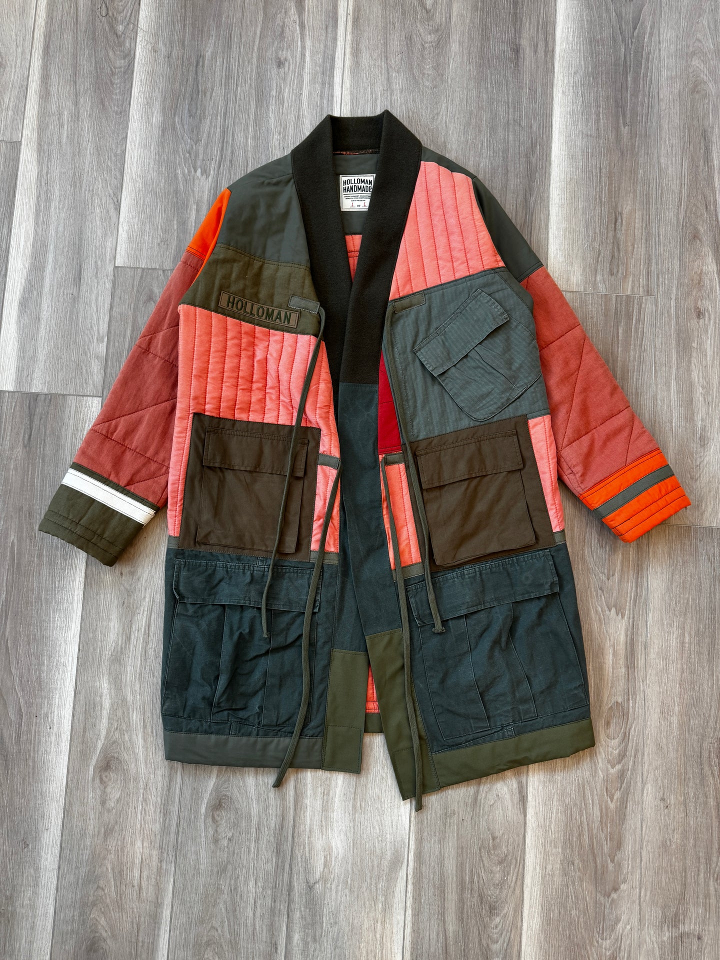 Padded cargo pocket kimono set 1 of 1