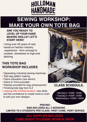 HH sewing workshop