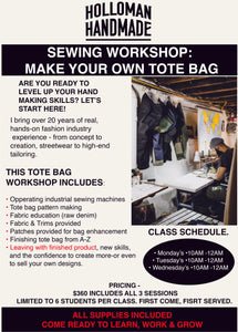 HH sewing workshop