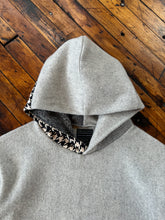 Wool fringe bottom hoodie (grey) 1 of 1