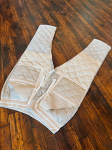 Patch work diamond quilted pants (off-white) 1 of 1