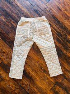 Patch work diamond quilted pants (off-white) 1 of 1