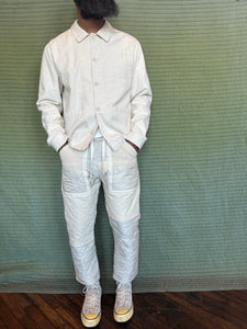 Patch work diamond quilted pants (off-white) 1 of 1