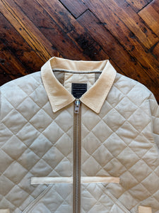 Patch work diamond quilted jacket (off-white) 1 of 1