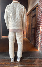 Patch work diamond quilted jacket (off-white) 1 of 1