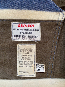 Vintage military textile wool hoodie 1 of 1