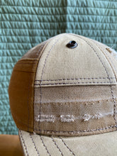 vintage cotton canvas 6 panel cap