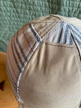 vintage Burberry fabric 6 panel cap