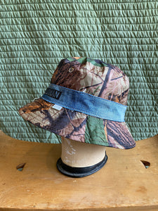 Holloman leaf camo nylon bucket hat