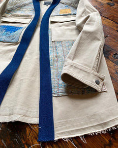 Vintage patched throw  jacket 1 of 1