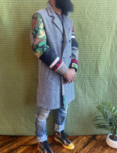 Patch work sleeve top coat {HERRINGBONE} 1 of 1