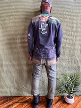 Custom patch work distressed jean jacket 1 of 1