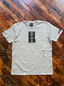 Stencil H t-shirt [olive]