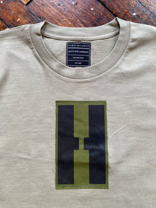 Stencil H t-shirt [olive]