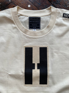 Stencil H t-shirt [ecru]