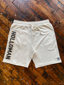 Holloman off white sweat shorts