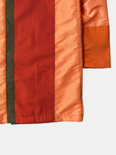 Nylon orange patch work jacket