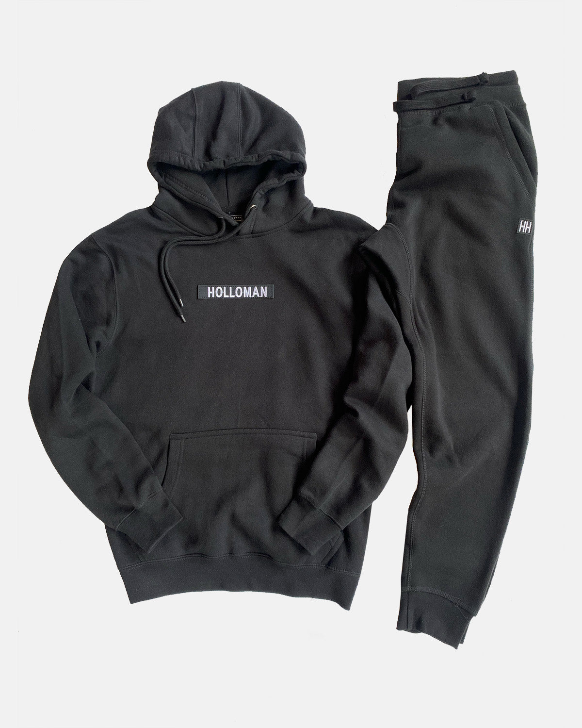 Holloman solid black sweatsuit