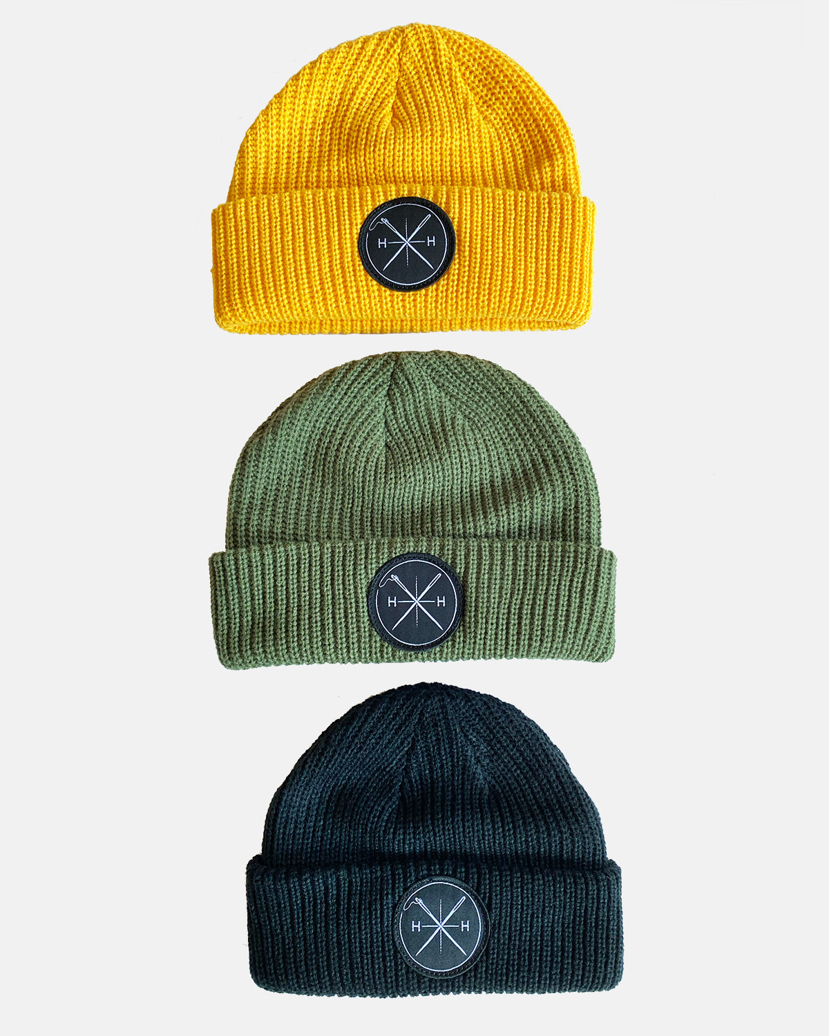Logo patch watch cap