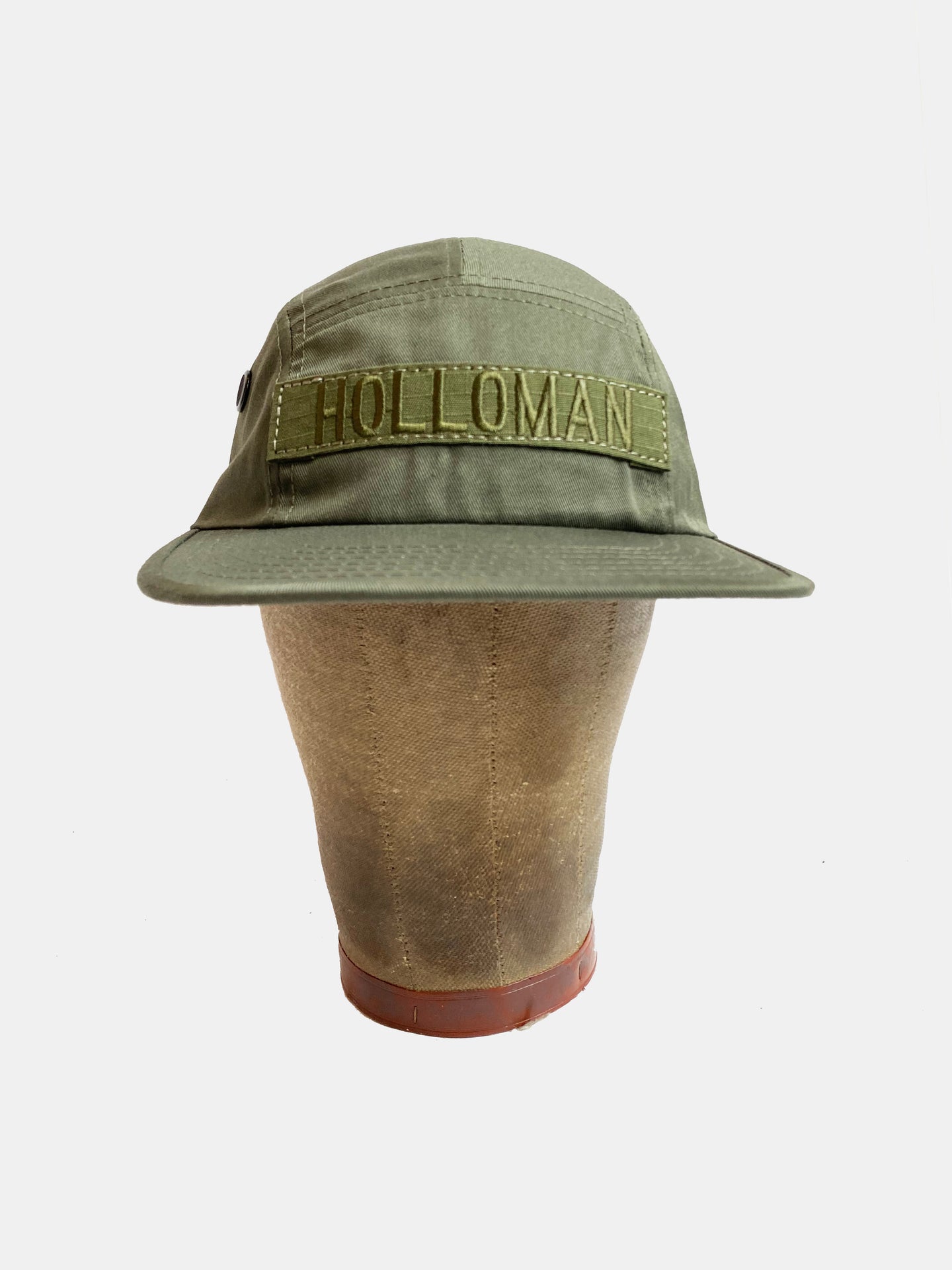 Holloman badge olive hat