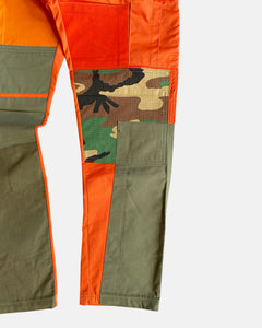 Flame 🔥 patch work cargo pant