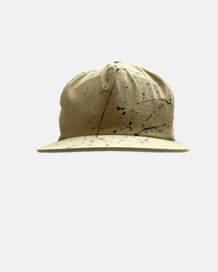 Tan hand painted nylon cap